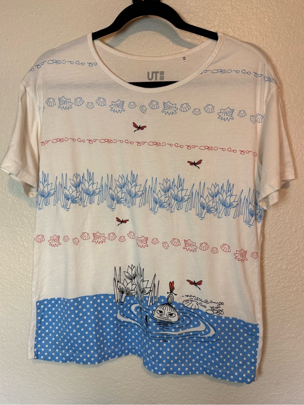 Uniqlo UT x Moomin Collab Little My Graphic Tee Shirt Size XS - Picture 2 of 10